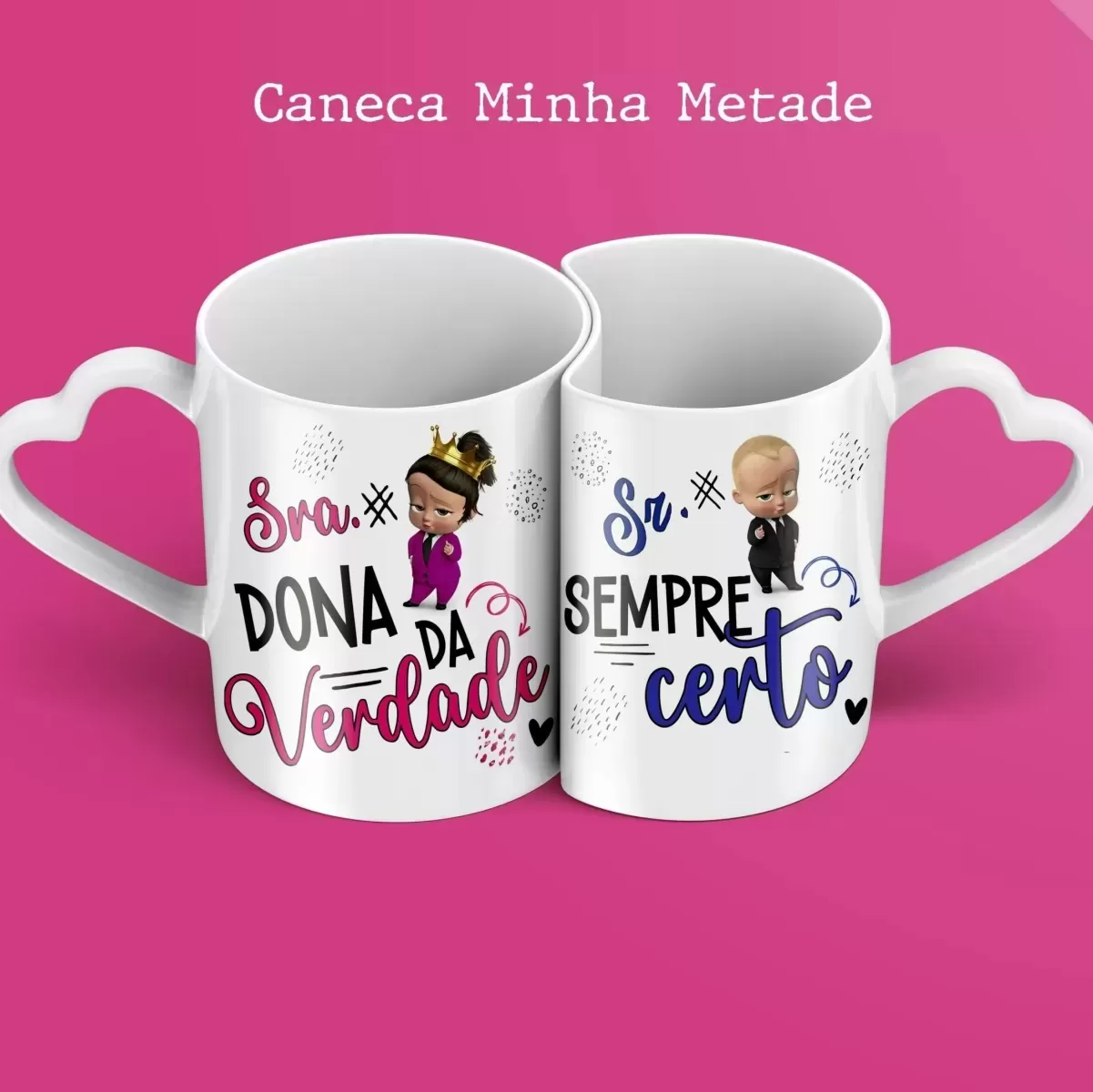 2 Artes Caneca Sr e Sra Sempre Certos – Bruna Molina