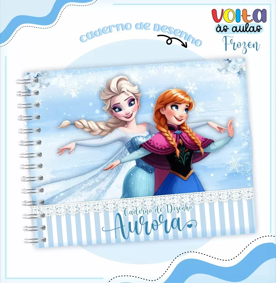 Arquivo Digital – Meninas | Frozen – Volta às Aulas 2024 – Lina Criativa