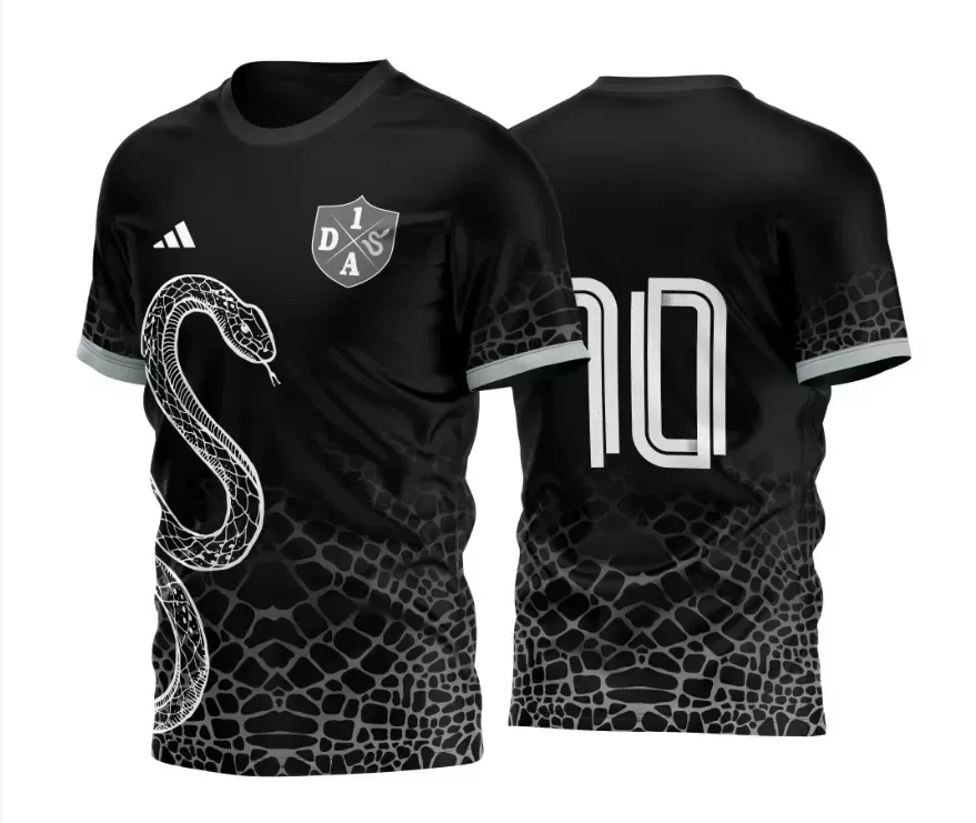 Arte Vetor Camisa Cobra de Time Futebol - Janete Artes