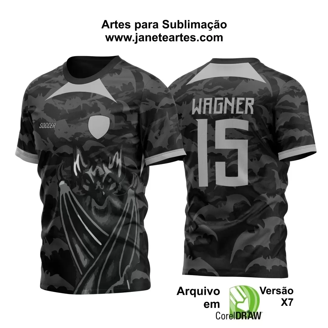 Arte Vetor Camisa InterClasse 2024 Morcegos 