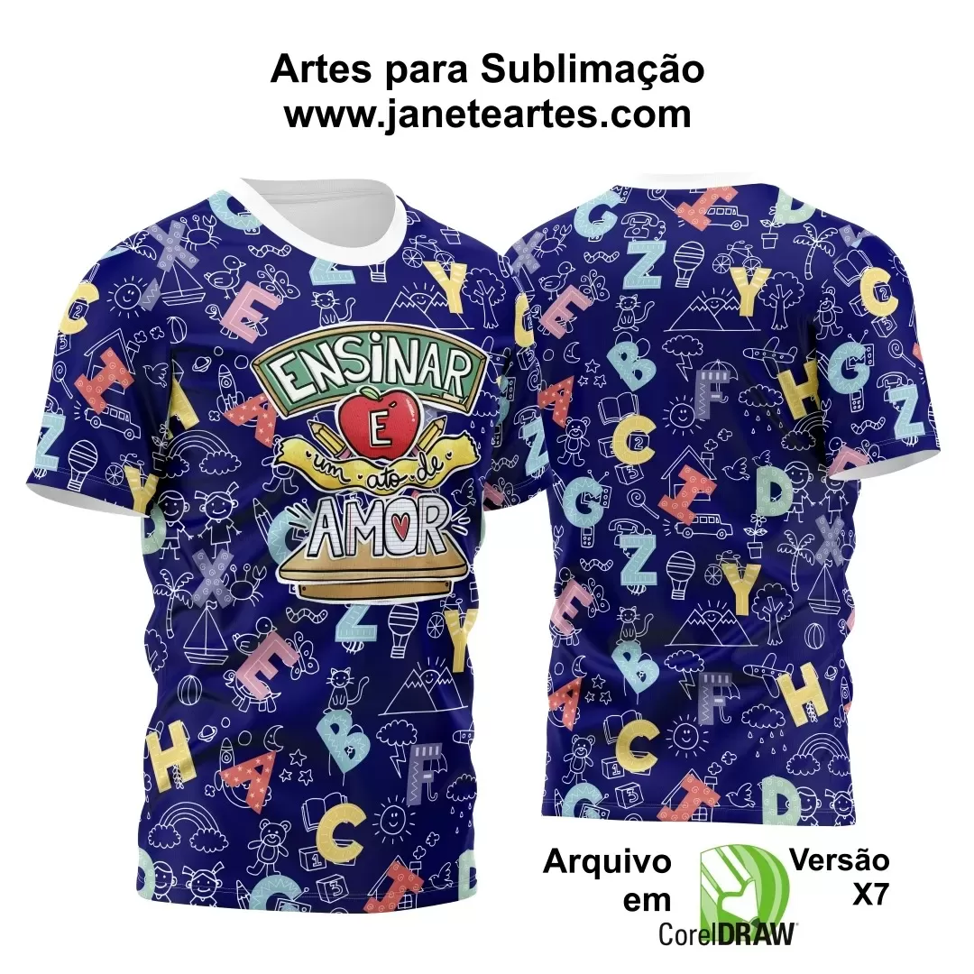 Arte Vetor  Camisa Professor  2024 Ensinar É Um Ato De Amor