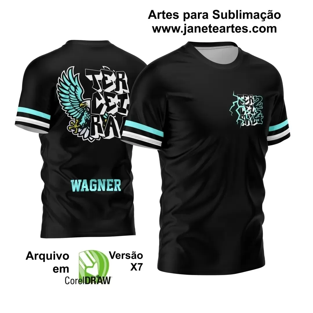 Arte Vetor Camisa Terceirão Águia 2024 Modelo 05