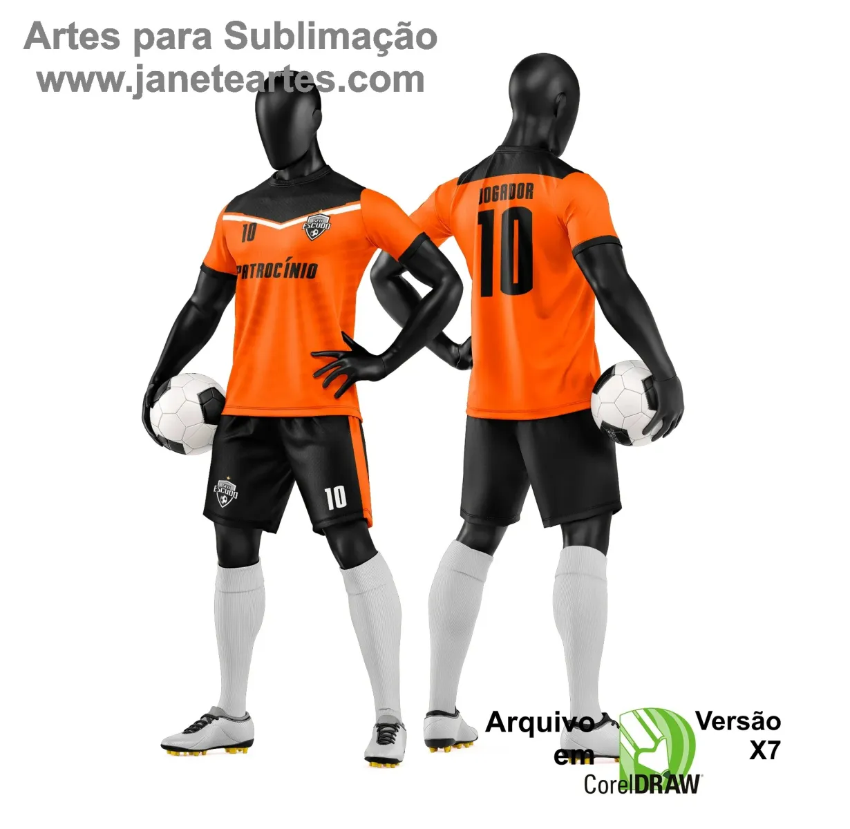 Arte Vetor para Camiseta e Short de Time Amador Arte Vetor para Camiseta e Short de Time Amador