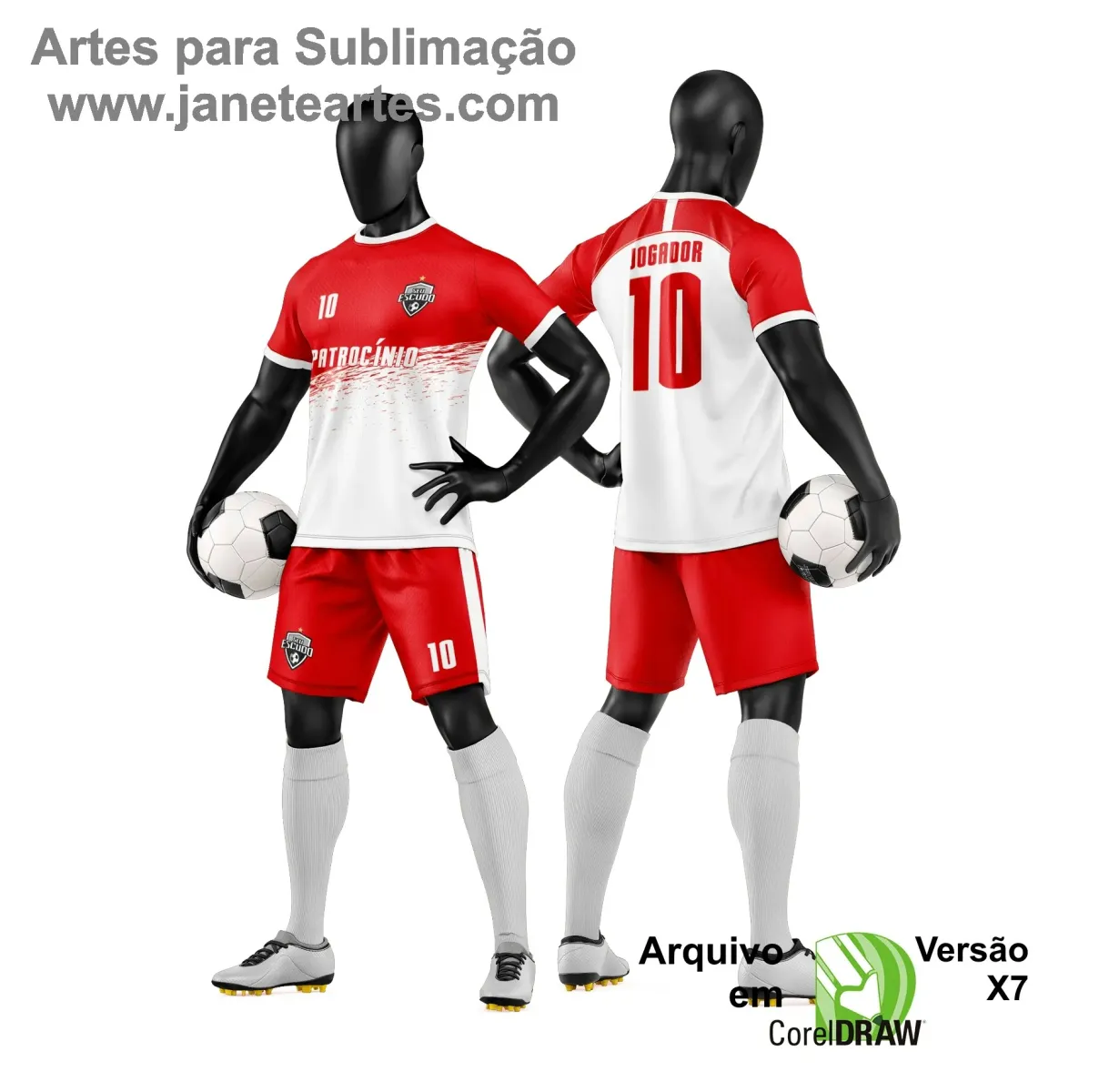 Arte Vetor para Camiseta e Short de Time Amador Arte Vetor para Camiseta e Short de Time Amador