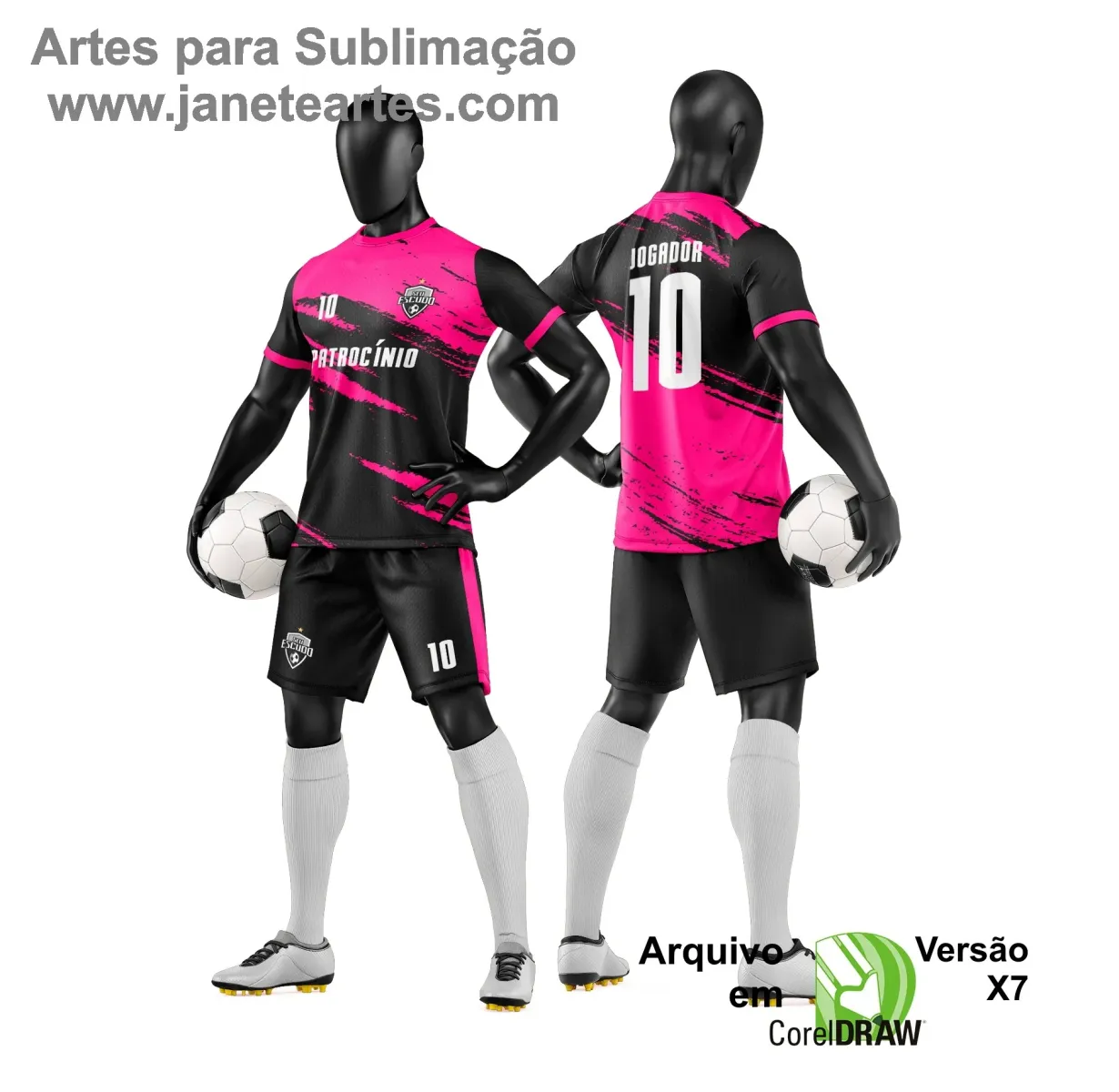 Arte Vetor para Camiseta e Short de Time Amador Arte Vetor para Camiseta e Short de Time Amador