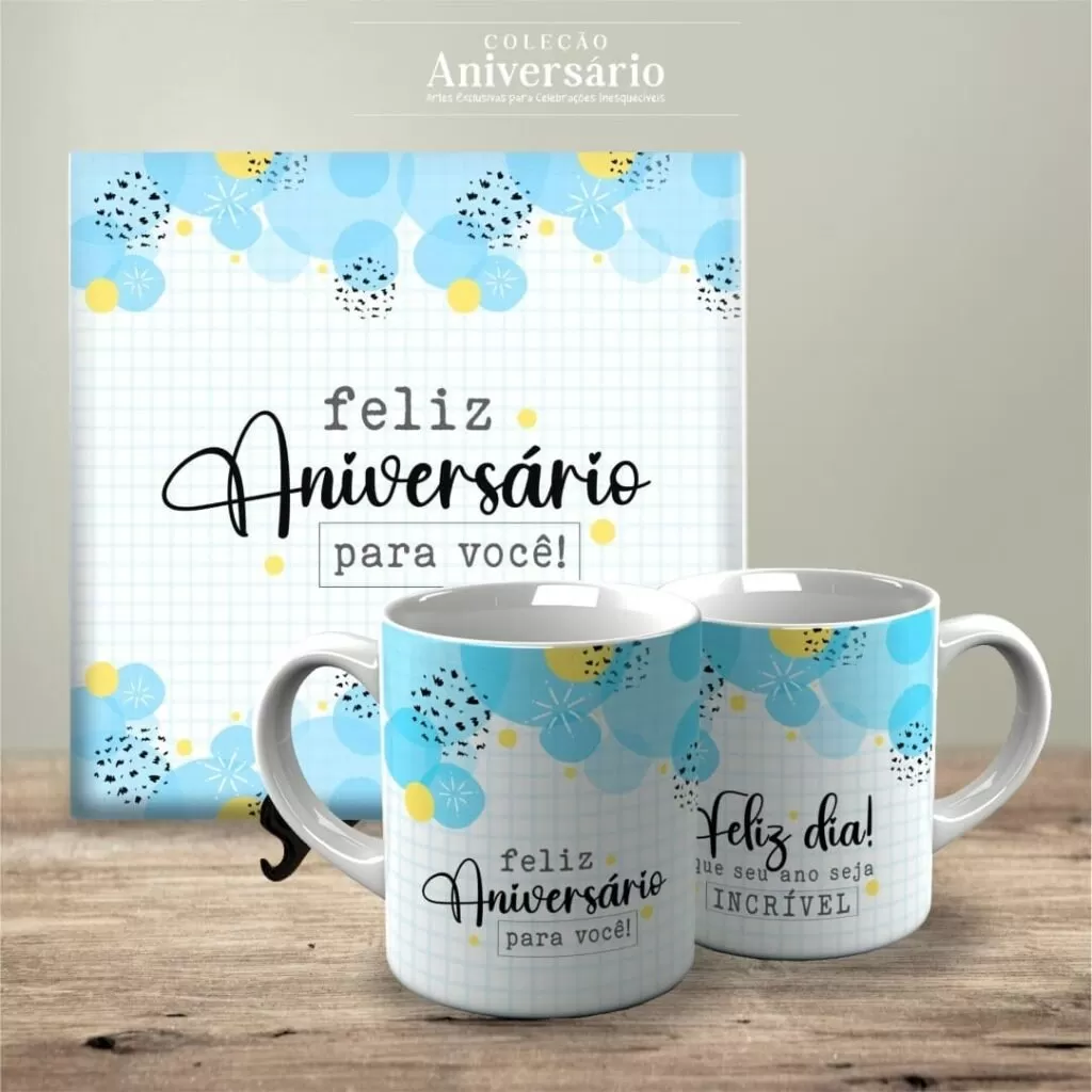 Artes Canecas e Azulejos Aniversário V24 (Vintage)