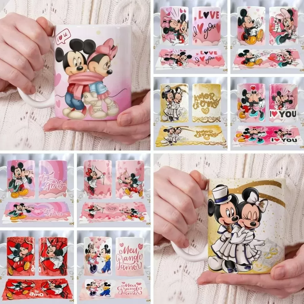 Kit Artes Canecas – Mickey e Minnie