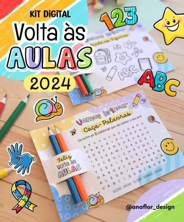 Kit Digital – NOVO | Volta Às Aulas 2024 – Ana Flor