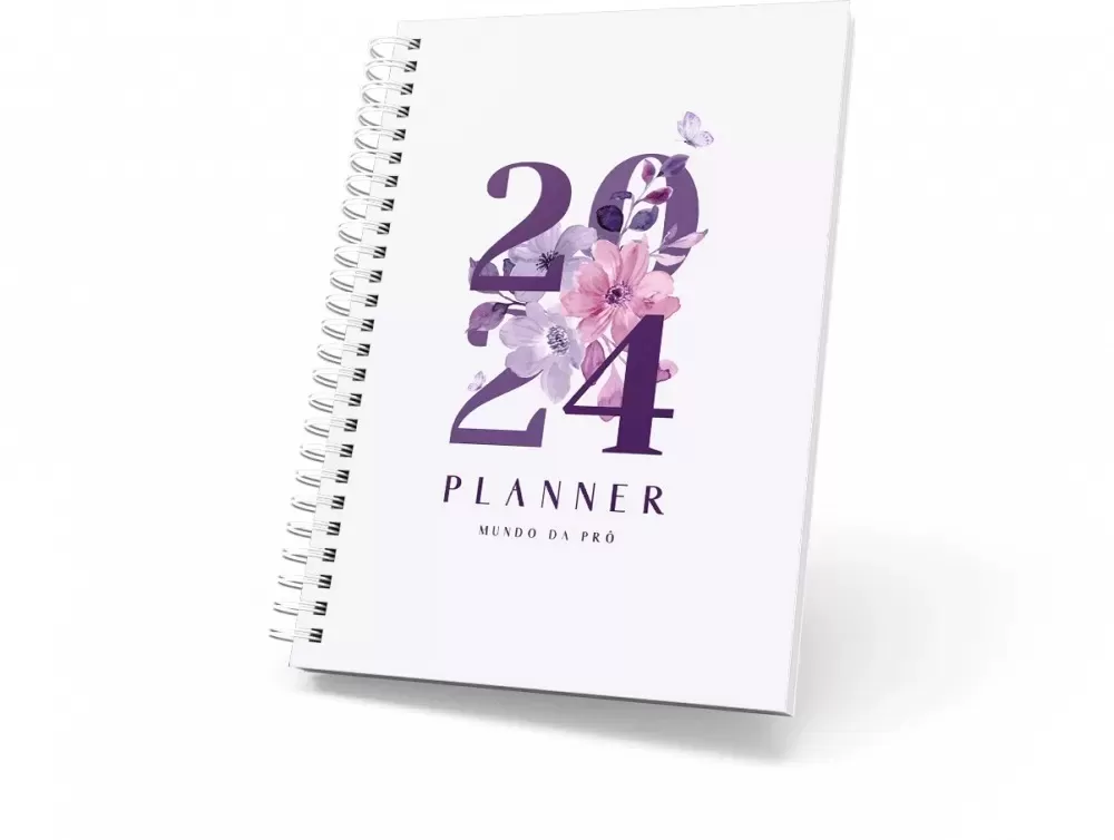 Planner Do Alfabetizador | Flores Roxas – Mundo Da Prô