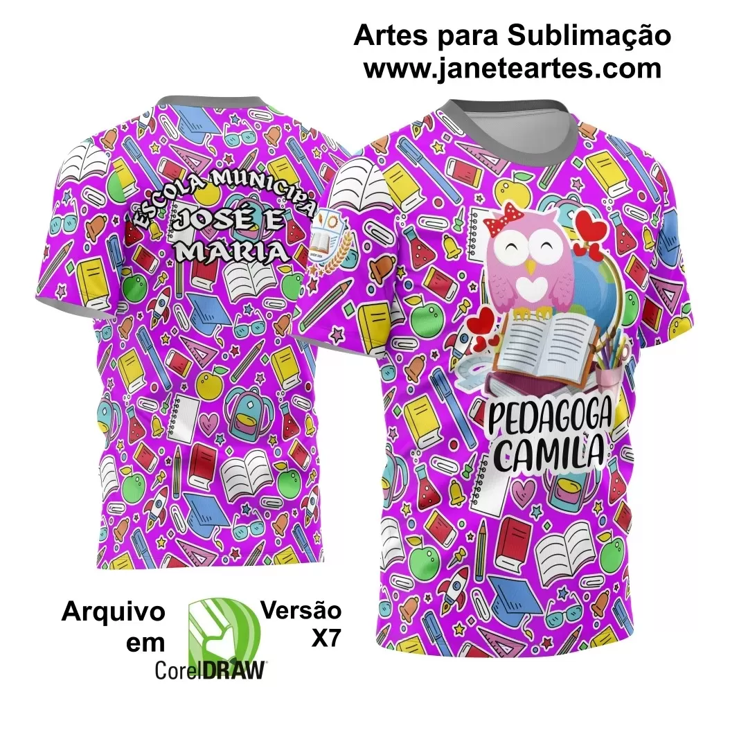 Template Camisa Professora - Professor 2024