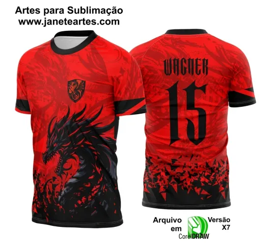 Camiseta Interclasse Dragão Fogo 2025 – Vetor Pronto Camiseta Interclasse Dragão Fogo 2025 – Vetor Pronto