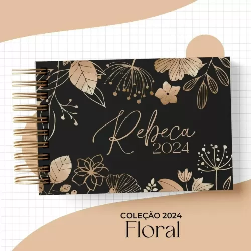 3 Kits Capas Florais- A5 Vertical | A6 Horizontal – Coleção 2024 (MS)