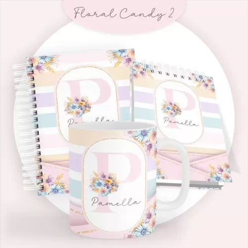 Agendas 2024 Combo Floral Candy (Pamella Vieira)
