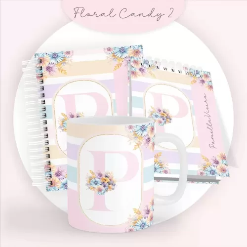 Agendas 2024 Combo Floral Candy (Pamella Vieira)