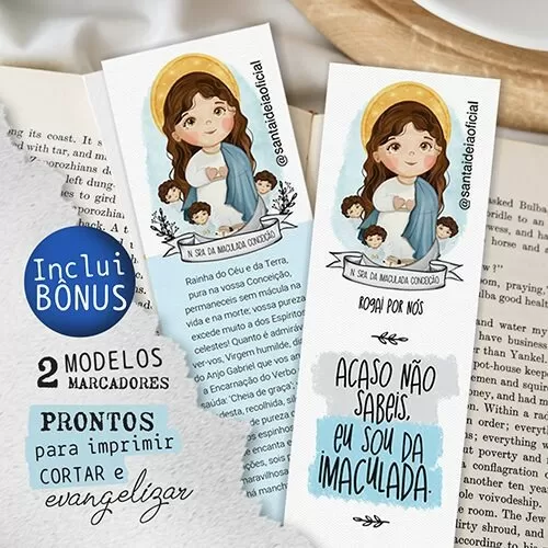 Aquarela Digital – Nossa Senhora Da Imaculada Conceição – Santa Ideia