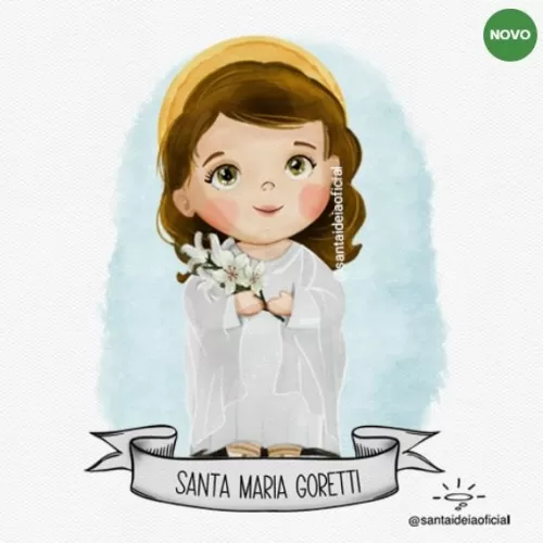 Aquarela Digital – Santa Maria Goretti – Santa Ideia