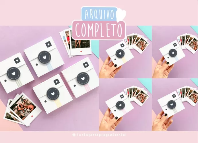 Arquivo De Corte – Porta Foto Polaroid – Tudo Pra Papelaria