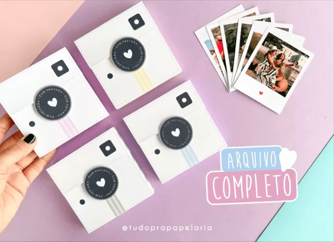 Arquivo De Corte – Porta Foto Polaroid – Tudo Pra Papelaria