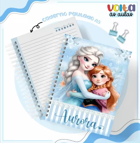 Arquivo Digital – Meninas | Frozen – Volta às Aulas 2024 – Lina Criativa