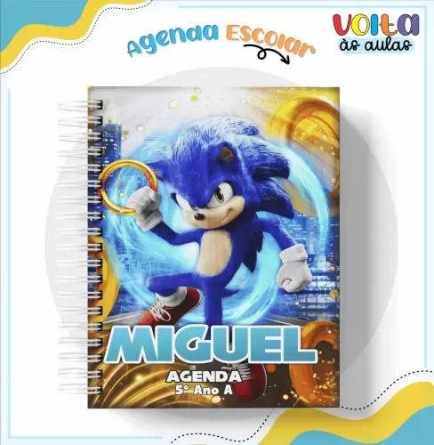 Arquivo Digital – Meninos | Sonic – Volta às Aulas 2024 – Lina Criativa