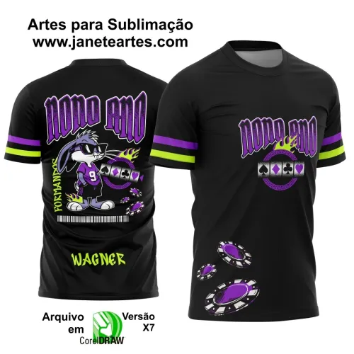 Arte Vetor Camisa 9º Ano Pernalonga Cassino Arte Vetor Camisa 9º Ano Pernalonga Cassino