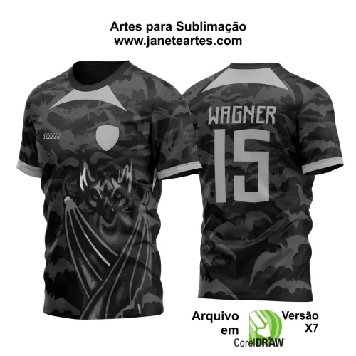 Arte Vetor Camisa InterClasse 2024 Morcegos 