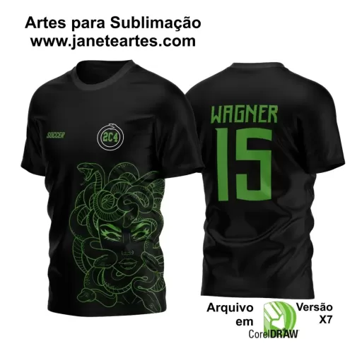 Arte Vetor Camisa Medusa para InterClasse 2024