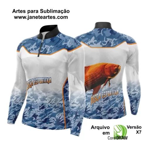 Arte Vetor  Camisa Pesca Esportiva