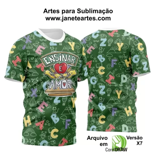 Arte Vetor  Camisa Professor  2024 Ensinar É Um Ato De Amor