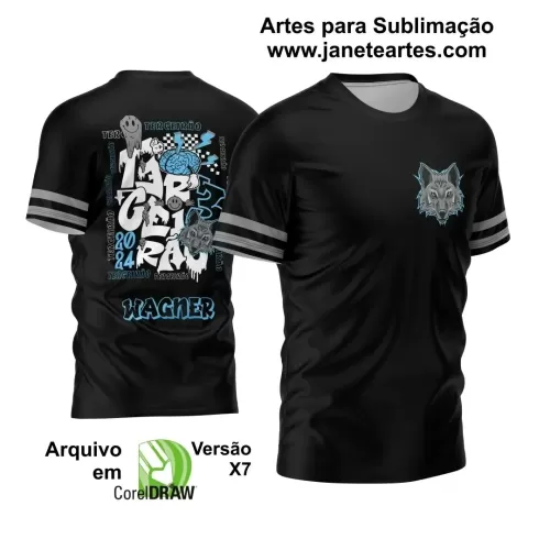 Arte Vetor Camisa Terceirão 2024 Lobo Cinza