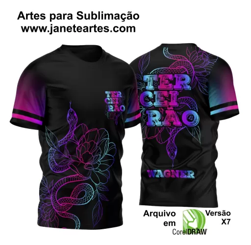 Arte Vetor Camisa Terceirão Cobra 2024