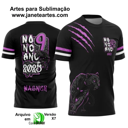 Arte Vetor Camiseta - Nono Ano Pantera 2025 – Formandos 9º Ano 2025 Arte Vetor Camiseta - Nono Ano Pantera 2025 – Formandos 9º Ano 2025