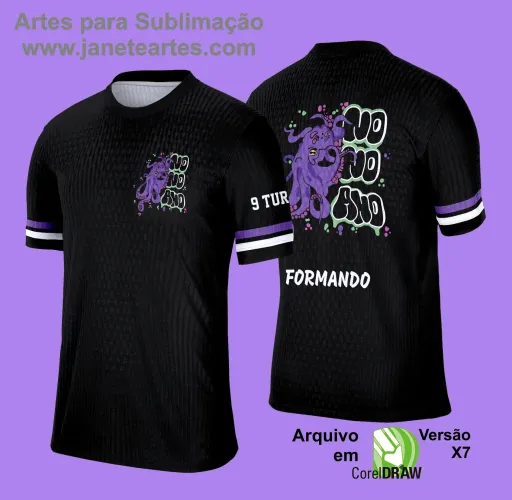 Arte Vetor Camiseta Polvo - Uniforme Concluintes 2025 - 9º Ano - Polvo Arte Vetor Camiseta Polvo - Uniforme Concluintes 2025 - 9º Ano - Polvo