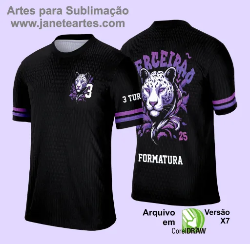 Arte Vetor Camiseta - Terceirão Pantera 2025 – Formandos 3º Ano 2025 Arte Vetor Camiseta - Terceirão Pantera 2025 – Formandos 3º Ano 2025