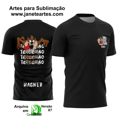 Arte Vetor Camiseta - Terceirão Taz Mania 2025 – Formandos 2025 Arte Vetor Camiseta - Terceirão Taz Mania 2025 – Formandos 2025