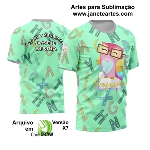 Arte Vetor Estampa Template Camisa Professora - Professor 2024 Modelo 26 Arte Vetor Estampa Template Camisa Professora - Professor 2024 Modelo 26