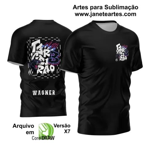 Arte Vetor Template Camisa Terceirão Pantera Negra 2024 Modelo 03