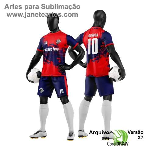 Arte Vetor para Camiseta e Short de Time Amador Arte Vetor para Camiseta e Short de Time Amador