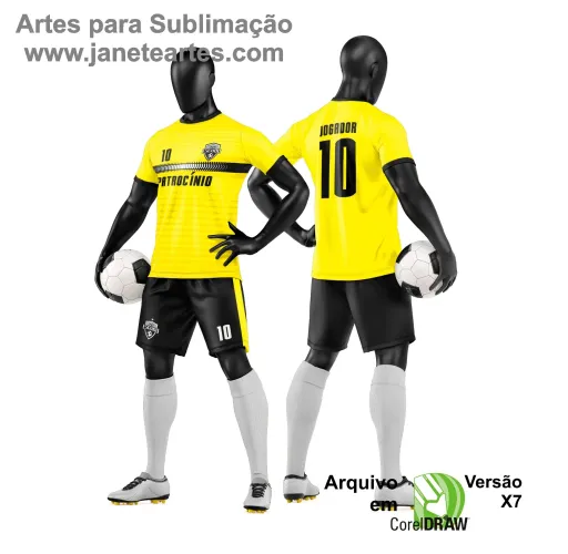 Arte Vetor para Camiseta e Short de Time Amador Arte Vetor para Camiseta e Short de Time Amador