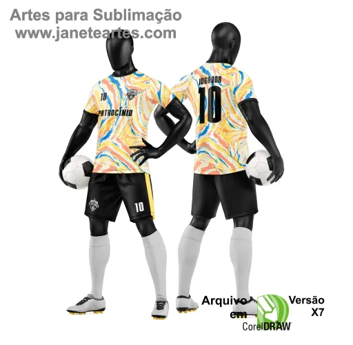 Arte Vetor para Camiseta e Short de Time Amador Arte Vetor para Camiseta e Short de Time Amador