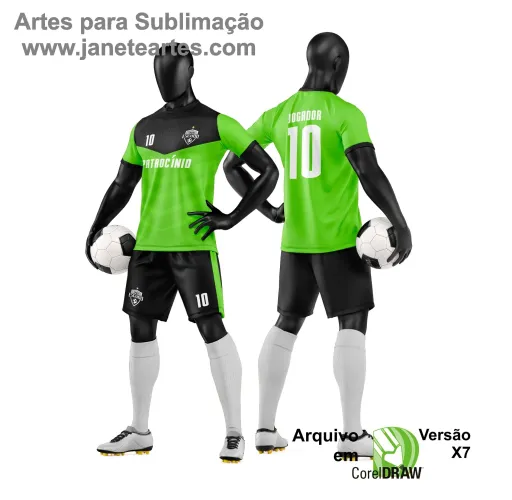 Arte Vetor para Camiseta e Short de Time Amador Arte Vetor para Camiseta e Short de Time Amador