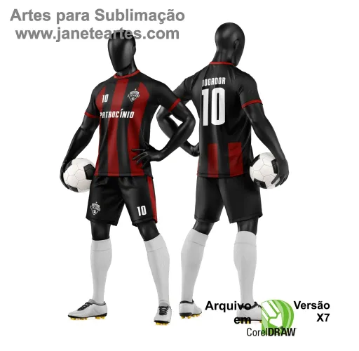 Arte Vetor para Camiseta e Short de Time Amador Arte Vetor para Camiseta e Short de Time Amador