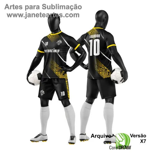 Arte Vetor para Camiseta e Short de Time Amador Arte Vetor para Camiseta e Short de Time Amador