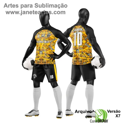 Arte Vetor para Camiseta e Short de Time Amador Arte Vetor para Camiseta e Short de Time Amador