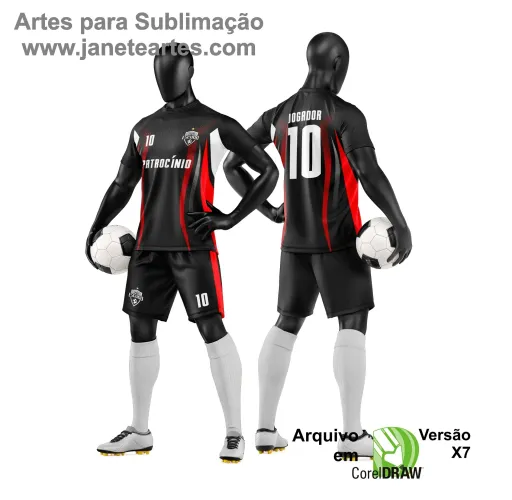 Arte Vetor para Camiseta e Short de Time Amador Arte Vetor para Camiseta e Short de Time Amador