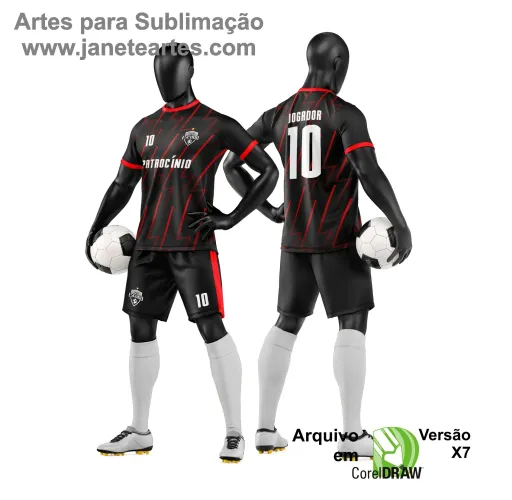 Arte Vetor para Camiseta e Short de Time Amador Arte Vetor para Camiseta e Short de Time Amador