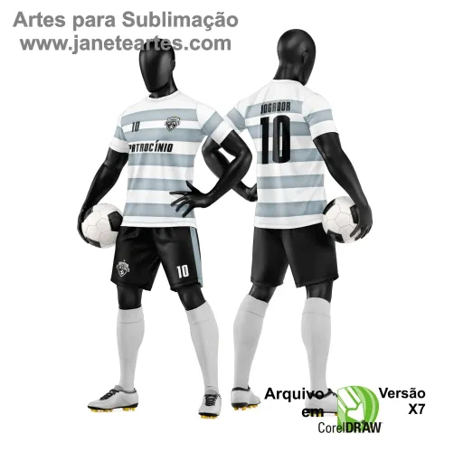 Arte Vetor para Camiseta e Short de Time Amador Arte Vetor para Camiseta e Short de Time Amador