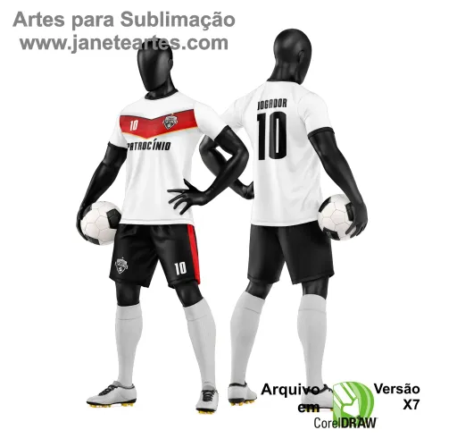 Arte Vetor para Camiseta e Short de Time Amador Arte Vetor para Camiseta e Short de Time Amador