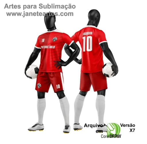 Arte Vetor para Camiseta e Short de Time Amador Arte Vetor para Camiseta e Short de Time Amador