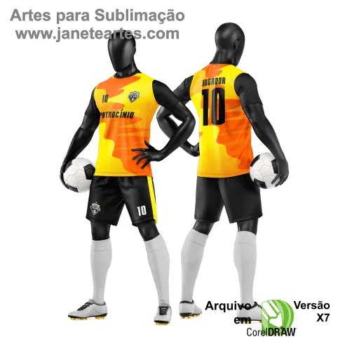 Arte Vetor para Camiseta e Short de Time Amador Arte Vetor para Camiseta e Short de Time Amador